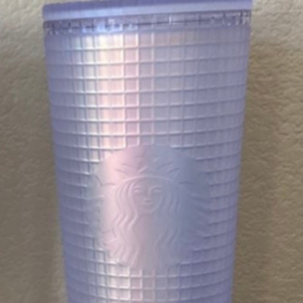 Starbucks Iridescent Lavender Grid Tumbler - Picture 2 of 3